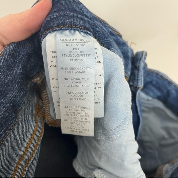 GOOD AMERICAN SKINNY JEANS STYLE GLCDVF873T DARK WASH SIZE 14/32 - Picture 16 of 16